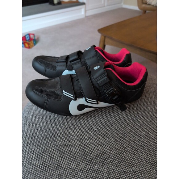 EUC Peloton cycling bike shoes with look delta cleats EU 43 US men's 10 - Picture 3 of 7